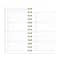 TF Publishing Pocket Pink Stripe Undated Weekly Spiral Planner